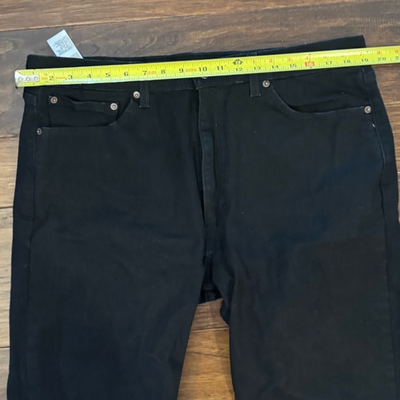 Levi’s EUC Men’s 505 Black Jeans W38 L34 - Picture 3 of 7